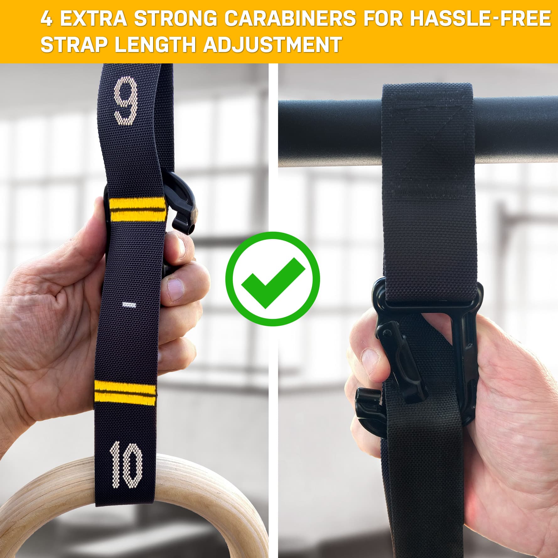 Gymnastic Rings And Straps 1.25″