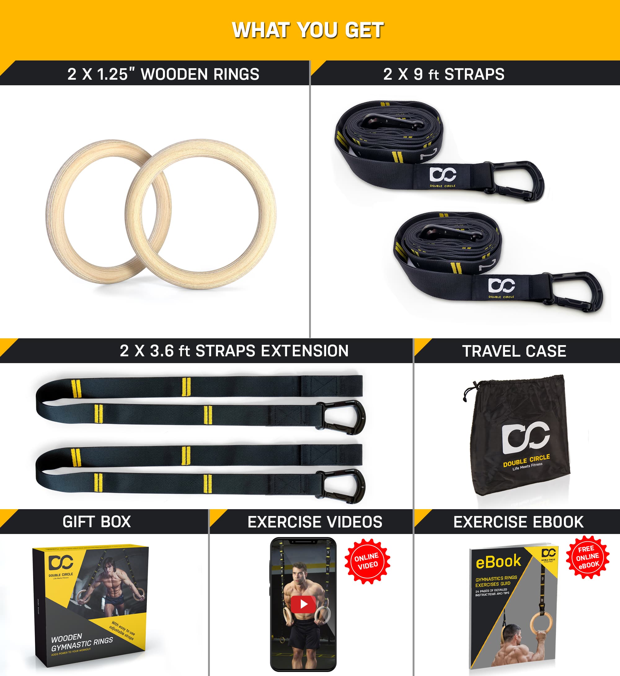Gymnastic Rings And Straps Extension