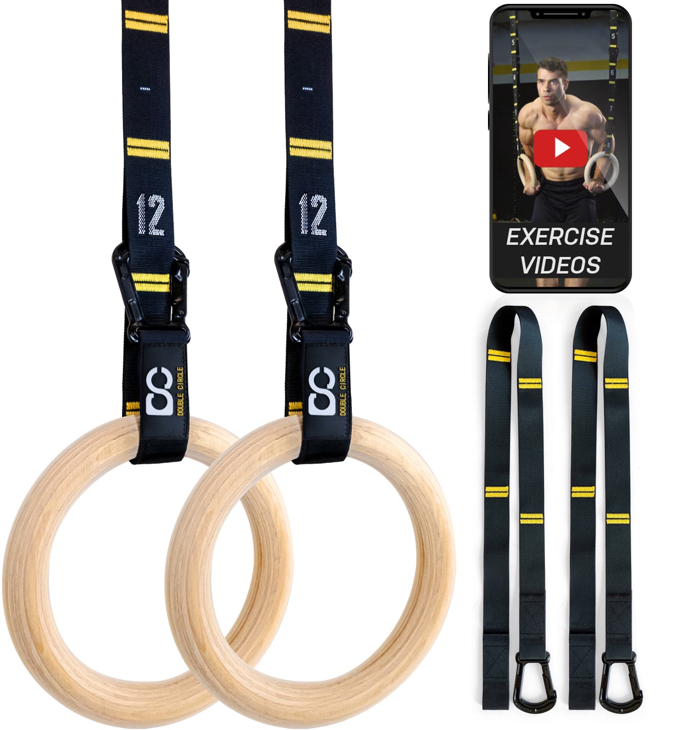 Gymnastic Rings And Straps Extension