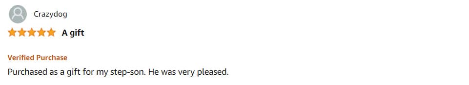 Customer review 6