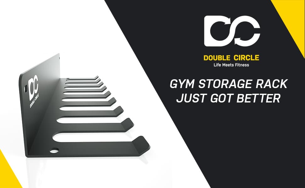 Gym Rack Organizer – 9 Hooks