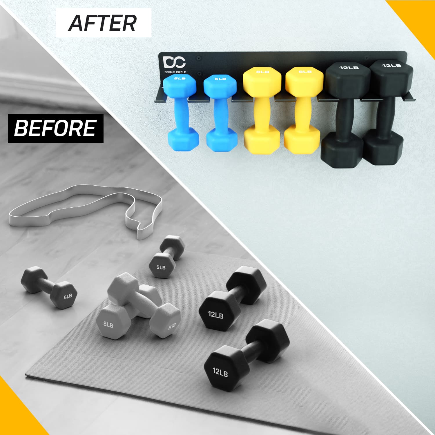 ORGANIZE YOUR GYM SPACE