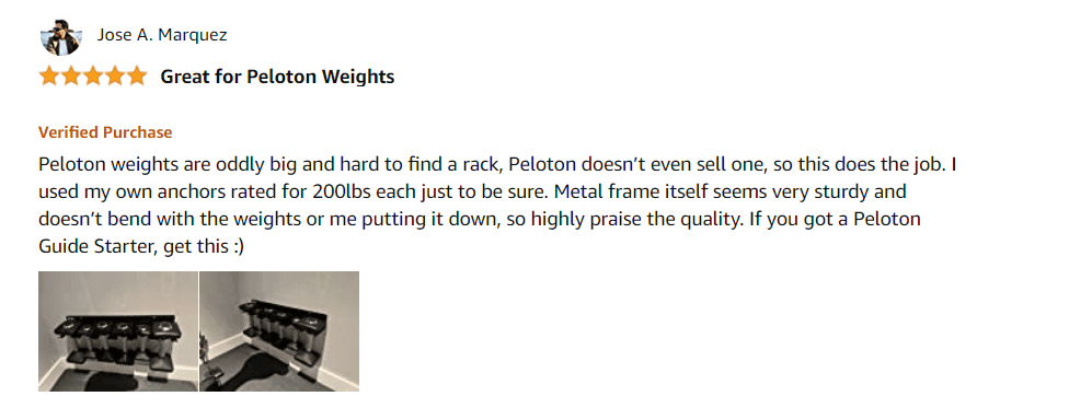 Customer review 1