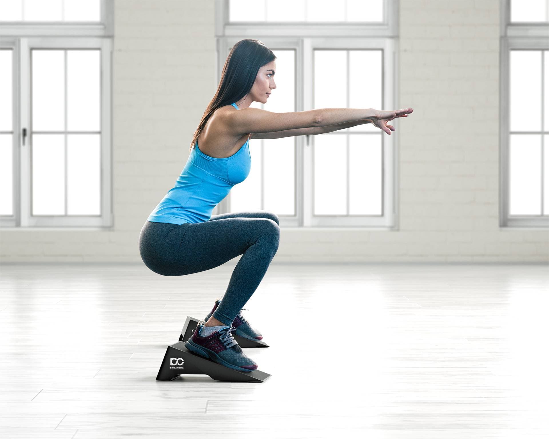 Double Circle squat wedge for enhanced performance